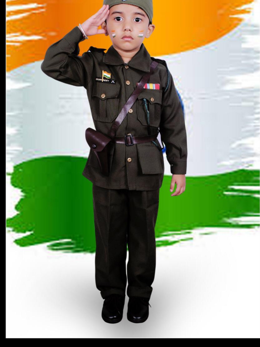 KAKU FANCY DRESSES National Hero/ Freedom Figter Subhash Chandra Bose  Costume -Green, 5-6 Years, For Boys Kids Costume Wear Price in India - Buy  KAKU FANCY DRESSES National Hero/ Freedom Figter Subhash